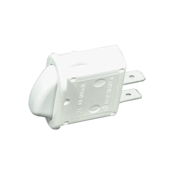 Switch Rocker Single Pole Wht